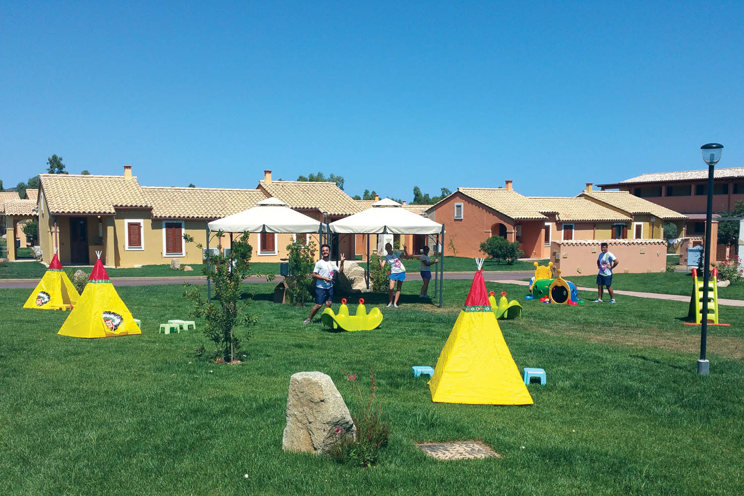 L'area giochi per bambini del Villaggio Marina Rey Beach di Costa Rei