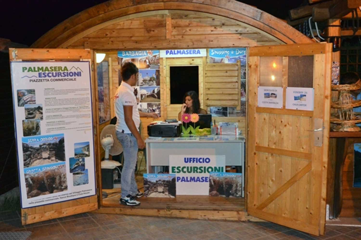 L'Ufficio escursioni del Palmasera Village in Sardegna