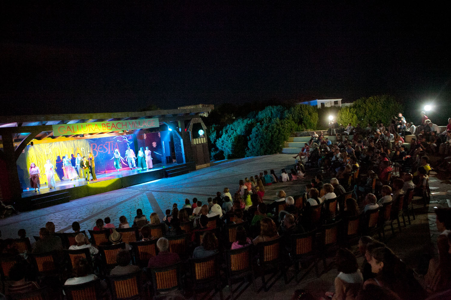 Vista panoramica Palco Club Esse Gallura Beach Village