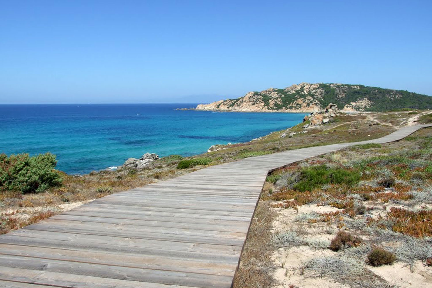 Vista spiaggia Club Esse Gallura Beach Village